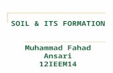 Soil & its formation by Muhammad Fahad Ansari 12IEEM14