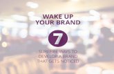 Wake Up Your Brand: Talking Finger & Michael Desroches Presentation