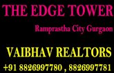 Ramprastha The Edge Tower Ready To Move Prperty Sector 37D Gurgaon