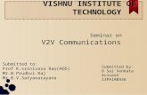 V2V communications