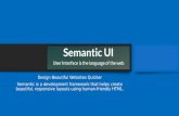 Semantic UI Introduction