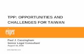 TPP: Opportunities and Challenges for Taiwan