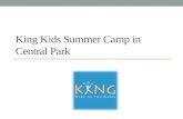 King kids summer camp in central park