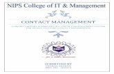 Contact management system