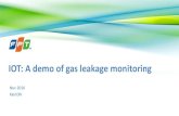 IOT: A demo of gas leakage monitoring