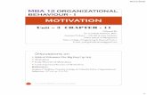 Ob1   unit 3 chapter - 11 - motivation