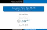 Unbalanced Panel Data Models (Baltagi, Chapter 9)