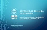 Governança de TI - Aula05 - compliance, PETI e PDTI
