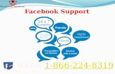 Get 1-866-224-8319 Facebook Support anytime anywhere