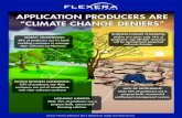 Application Producers are "Climate Change Deniers" Infographic