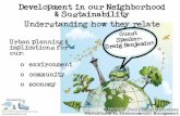 Development In Our Neighborhood And Sustainability