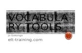 Vocabulary tools for learning English