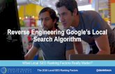 Reverse Engineering Googles Local Search Algorithm