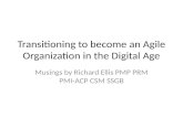 What is agility - Transforming to become an Organization Agile in the Digital Age