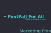 Marketing Plan for Android App- Footfall for All