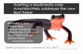 Averting a biodiversity crisis: AmphibiaWeb addresses the new Bsal threat