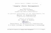 Seminar Report on Supply Chain Management
