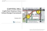 City of Seattle Capitol Hill Light Rail Station Sites Urban Design ...
