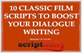 10 Classic Film Scripts to Boost Your Dialogue Writing