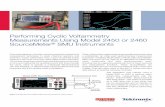 Performing Cyclic Voltammetry Measurements Using Model 2450 or ...