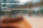 NPP the Australian Experience by Susan Bray