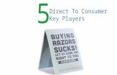 Top 5 Direct to consumer key players