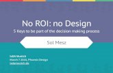 No ROI: no design