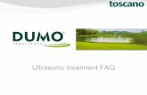 DUMO Algacleaner - Ultrasonic treatment FAQ