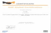 SAP Global Certification