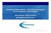 Create Disposable Test Environments with Vagrant and Puppet