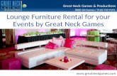 Lounge Furniture Rental by GNG & Productions