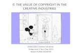 The value of copyright in the creative industries