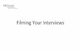 Copy of Filming the Interview Edit