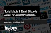 Social Media and Email Etiquette: A Guide for Business Professionals