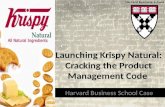 Launching krispy natural