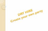 Dry Hire Event & Wedding Rental GOA - Create Your Own Party - ROCKYS