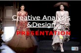 Creative analysis & design