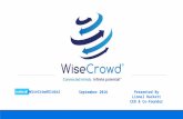 WiseCrowd Launch Event