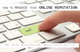 How to MANAGE your Online Rep