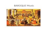 Baroque music period