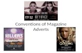 Conventions of Magazine Adverts