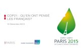 COP21 : qu'en ont pensé les Français ?
