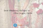 Best wedding venues in moti nagar delhi