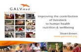 Improving the contribution of livestock to human health and nutrition and wellbeing