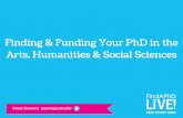 Finding & Funding your PhD in the Arts, Humanities & Social Sciences
