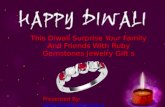 This diwali surprise your family and friend with ruby gemstones jewellery
