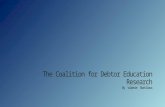 The Coalition for Debtor Education Research Presentation