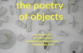 Rainey tisdale -   poetry of objects
