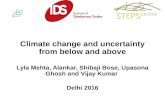 Mehta et al - Climate change and uncertainty from below and above