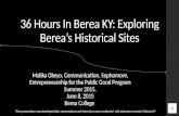 36 Hours in Berea KY